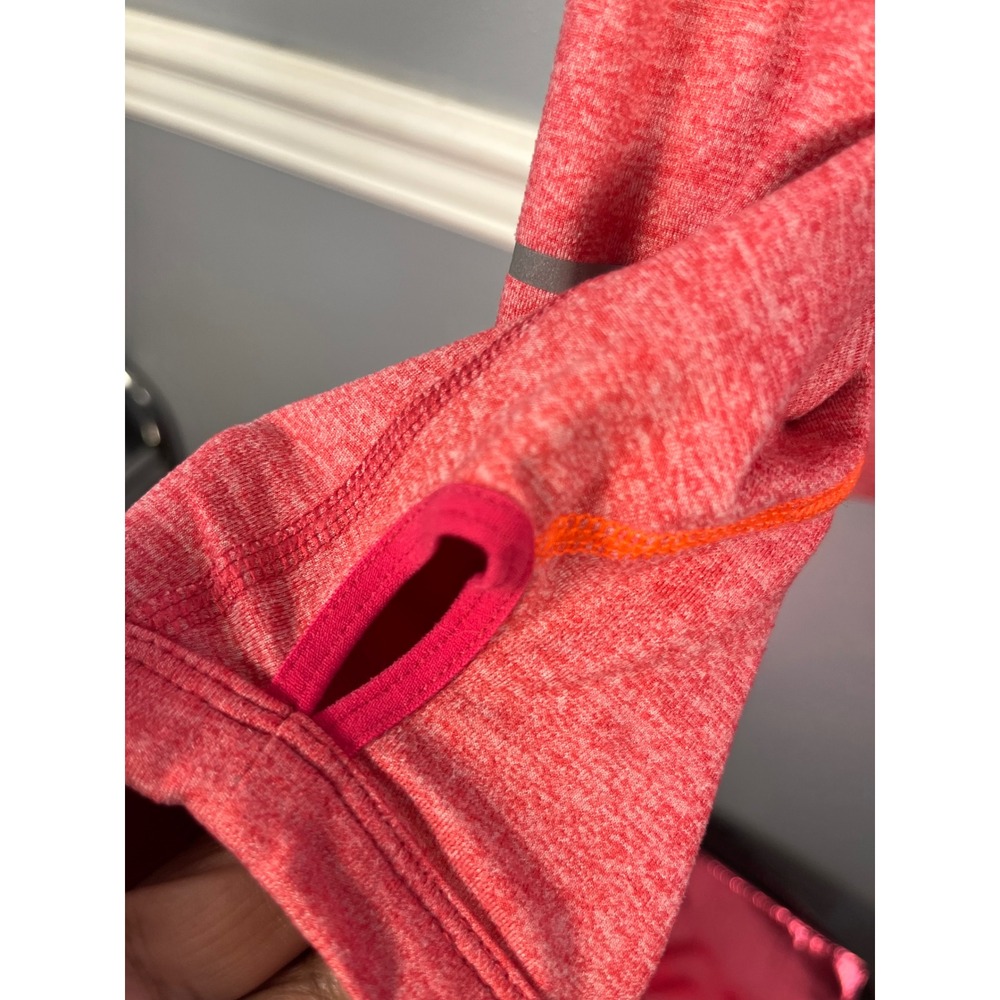 NIKE RUNNING Dri-FIT 1/2 Zip Pullover Women 1X Red Orange Athleisure Top - Picture 5 of 6